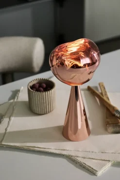 Melt Portable table lamp, Copper