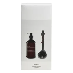 Meraki gift set dish soap and dish brush, Herbal nest