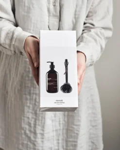 Meraki gift set dish soap and dish brush, Herbal nest