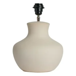 Mia lamp base 31 cm, White-ivory
