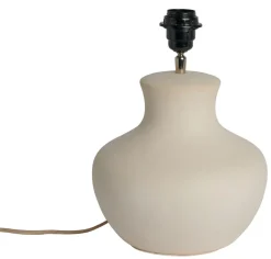Mia lamp base 31 cm, White-ivory