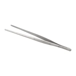Miah straight food tweezers 24x2.5 cm, Stainless steel