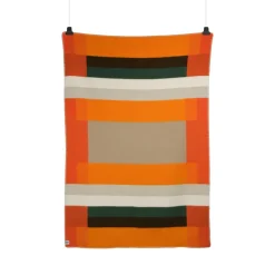 Mikkel blanket 135x200 cm, Orange