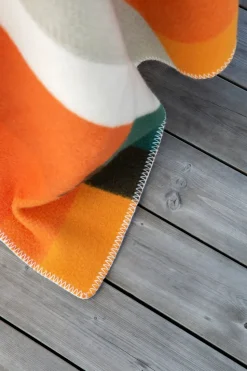 Mikkel blanket 135x200 cm, Orange