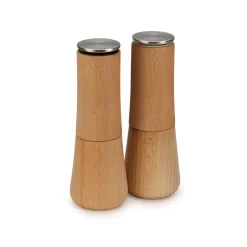 Milltop No Spill Salt Mill 19 cm, Beech