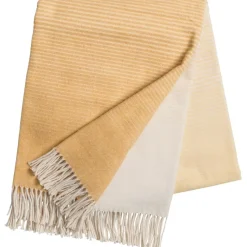 Mist cotton blanket, mustard