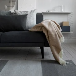 Mist wool throw, sand