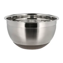 Mixing bowl with silicone base, latte, 3 Liter