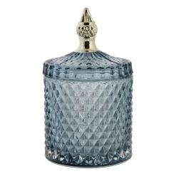 Miya storage jar with lid Ø10.5 cm, Blue