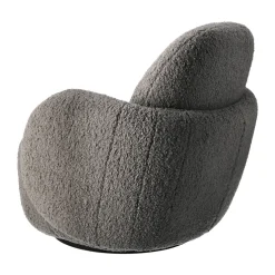 Mo armchair with swivel function, Glore grey