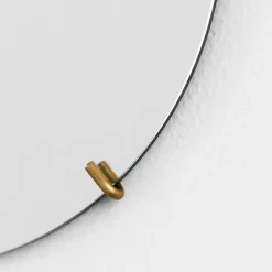 Moebe wall mirror Ø 70 cm, Bronze