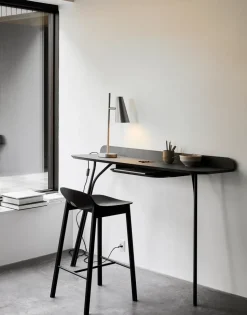 Mono barstool 65 cm, Black oak