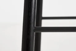 Mono barstool 65 cm, Black oak