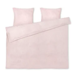Monochrome Lines bedding set 220x220 cm, Pink-white