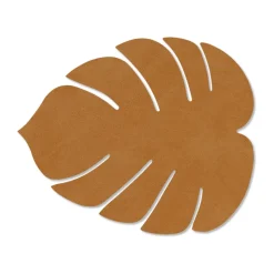 Monstera Leaf Nupo placemat S, Burned curry