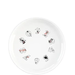 Moomin ABC deep plate Ø15 cm, Salmon