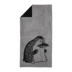 Moomin bath towel 70x140 cm, Mårran grey