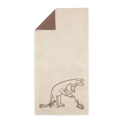 Moomin bath towel 70x140 cm, Sniff brown