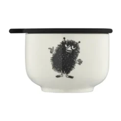 Moomin bowl with lid Ø7 cm, White