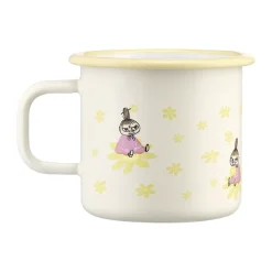 Moomin enamel mug 37 cl, Flowers
