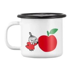 Moomin enamel mug 1.5 dl, Joyfull Apples