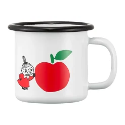 Moomin enamel mug 1.5 dl, Joyfull Apples
