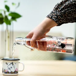 Moomin glass bottle 0.5 l, Berries
