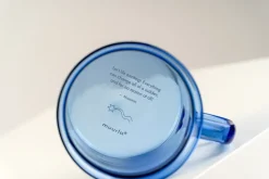 Moomin glass mug 35 cl, Blue