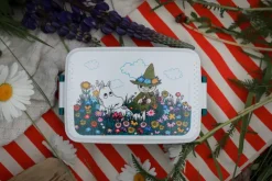 Moomin Meadow lunch box 12x18.5 cm, Green