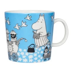 Moomin Peace mug 40 cl, Blue