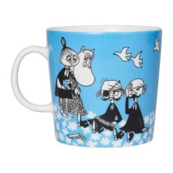 Moomin Peace mug 40 cl, Blue