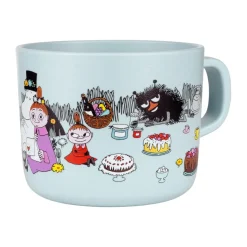 Moomin Picnic mug 25 cl, Light blue