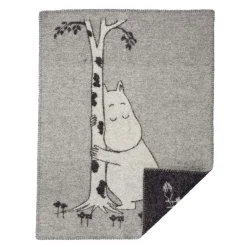 Moomin Tree Hug children's blanket, grey