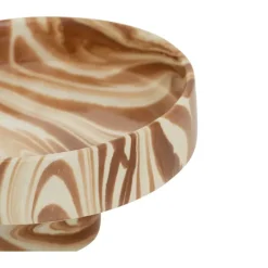 Moon decorative bowl Ø26 cm, Brown-white