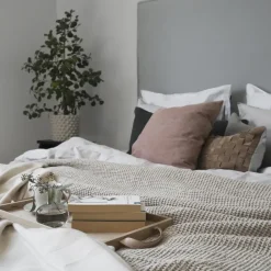 Moss bed spread 160x260 cm, beige