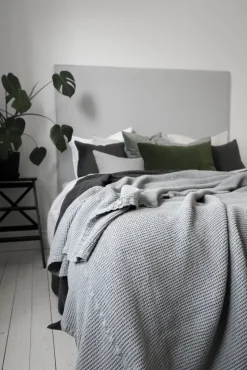 Moss bed spread 260x260 cm, stone