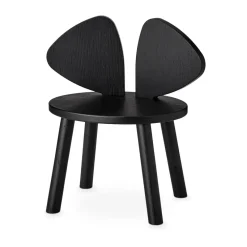 Mouse Chair children's chair, Black