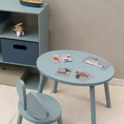 Mouse set children's chair + table, Olive green