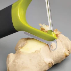 Multi peel Y-peeler 13 cm, Black-green