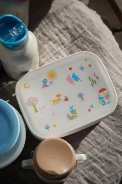 Mumin 80 lunchbox metal 13x17 cm, Beige