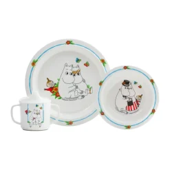 Mumin children's dinnerware set 3 pieces, White