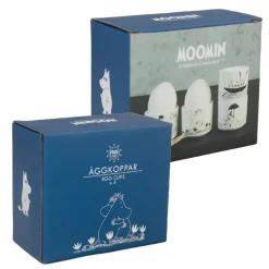Mumin egg cup 4 pieces, White