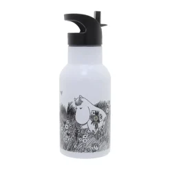 Mumin Graphic water bottle 34 cl, White
