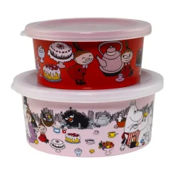 Mumin Picknick Lilla My snack box 2-pack, Multi