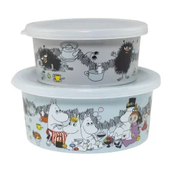 Mumin Picknick Stinky snack box 2-pack, Multi