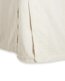 Muslin bed skirt, Eggshell, 180x200x53 cm