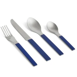 MVS cutlery set 4 pieces, Dark blue
