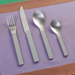 MVS cutlery set 4 pieces, Green