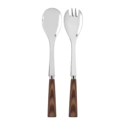 Nature salad servers 2 pieces, Light wood laminated