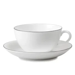 Nature tea set round, tea cup + saucer